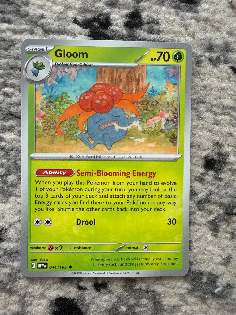 Oddish, Gloom & Bellossom Evolution Lot | Pokémon 151 + Crown Zenith | ✨5/$25✨